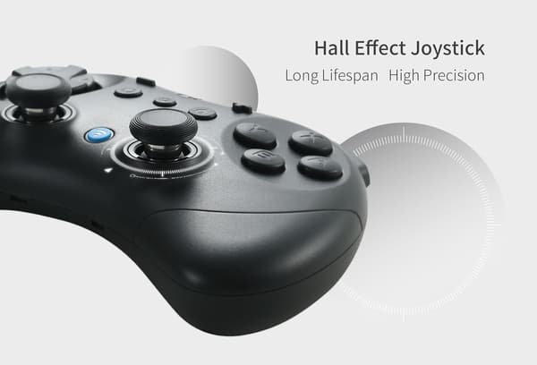 GuliKit Elves 2 Bluetooth Spelkontroll för Switch/Switch 2, Windows, Switch 2 Wake-up, svart svart