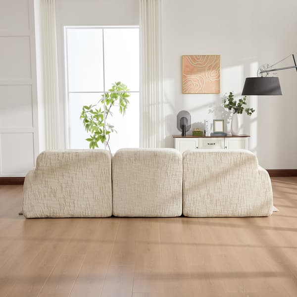 HOMAIRE modulsoffa i chenille med 30D skum, beige Beige