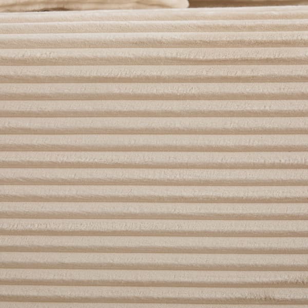 HOMAIRE modulsoffa i chenille med 30D högelastiskt skum, beige Beige