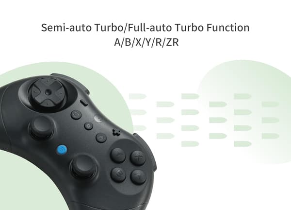 GuliKit Elves 2 Bluetooth Spelkontroll för Switch/Switch 2, Windows, Switch 2 Wake-up, svart
