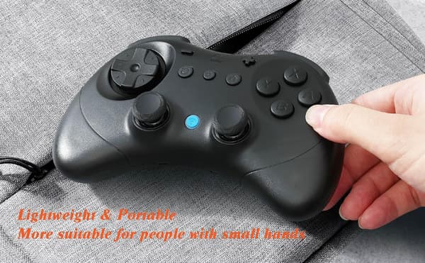 GuliKit Elves 2 Bluetooth Spelkontroll för Switch/Switch 2, Windows, Switch 2 Wake-up, svart svart