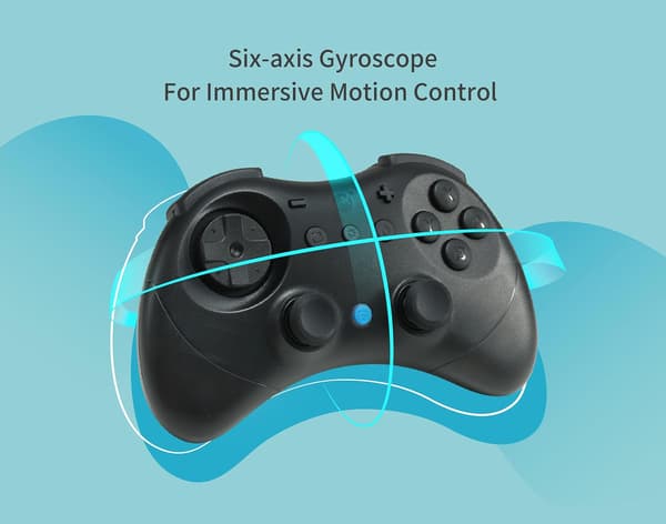 GuliKit Elves 2 Bluetooth Spelkontroll för Switch/Switch 2, Windows, Switch 2 Wake-up, svart
