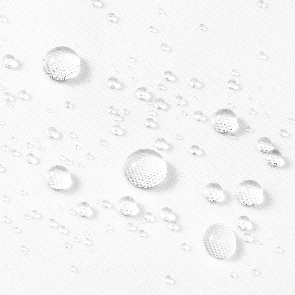 Vattentätt Duschdraperifoder i Tyg, Tvättbart, Lättviktigt Duschdraperifoder, 200x180cm 2st white