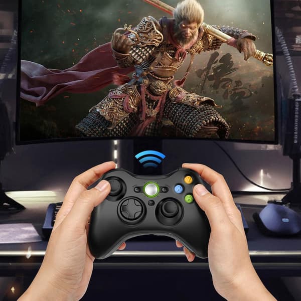 Trådlös spelkontroll för Windows PC/PS3/Android/Switch/Steam Deck, dubbelvibrerande gamepad-joystick datorspelkontroll med Turbo/Hall-trigger