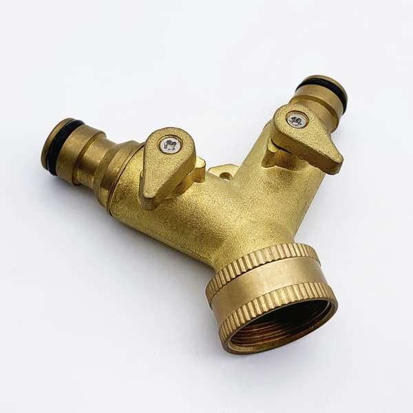 9/12mm rør hurtigkobling, kuleventil T-kobling, mikro-vanningsfitting