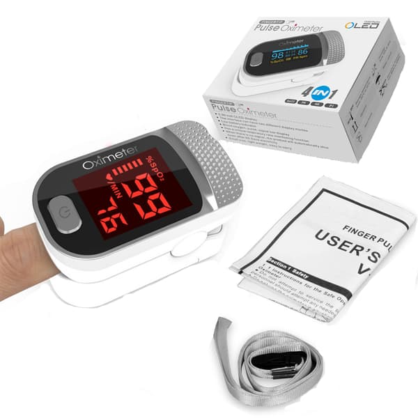 FDA fingertuppuloksymeter, fingerpuloksymetri respirasjonsmonitor multi-parameter søvnmonitor