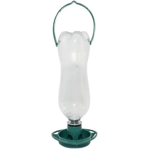 Gør-det-selv fuglefoderautomatbase til plastikflasker - Genanvendelig hængende vildtfuglefoderstationbakke 12,5 cm*3,8 cm