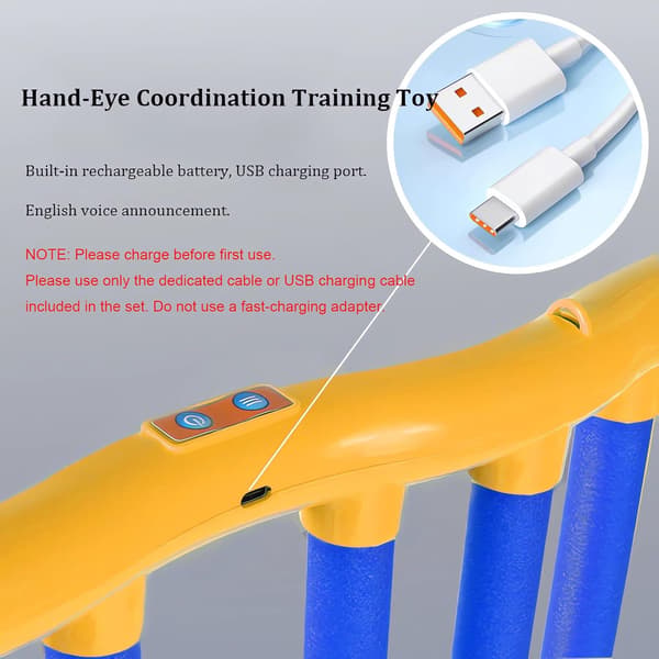 Reflex Drop Sticks Challenge Game, Hand Eye Coordination Training Toy, Upgrade Remote Control 3 Adjustable Speed