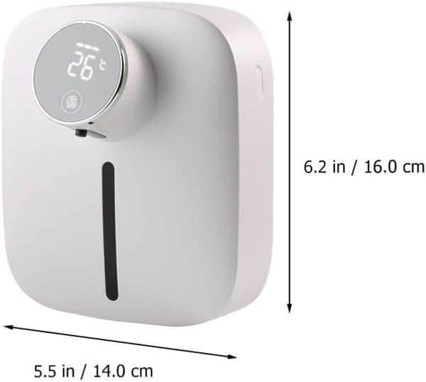 Modern Touch Tvåldispenser Väggmonterad Uppladdningsbar Smart Sensor för Hemmakontor