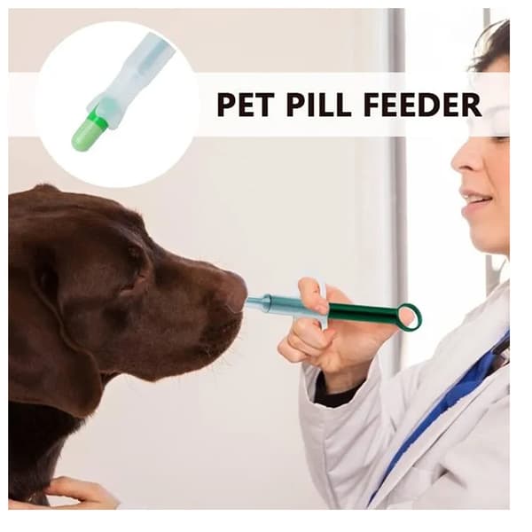 Kattpillerdispenser 2 husdjurssprutor husdjursmedicindispenser i