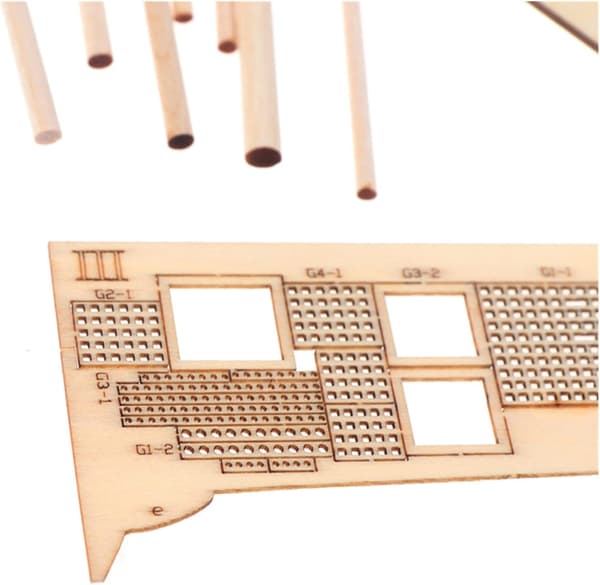 1:100 Träsegelbåtsmodell DIY-kit Båtmontering Dekoration Present DIY-samling