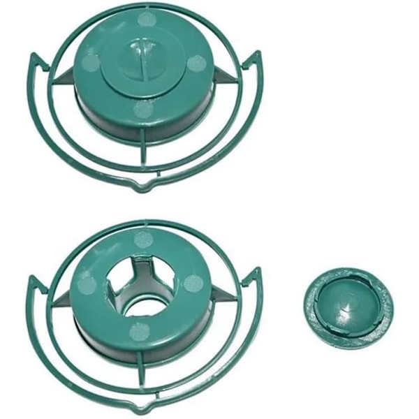 Gør-det-selv fuglefoderautomatbase til plastikflasker - Genanvendelig hængende vildtfuglefoderstationbakke 12,5 cm*3,8 cm