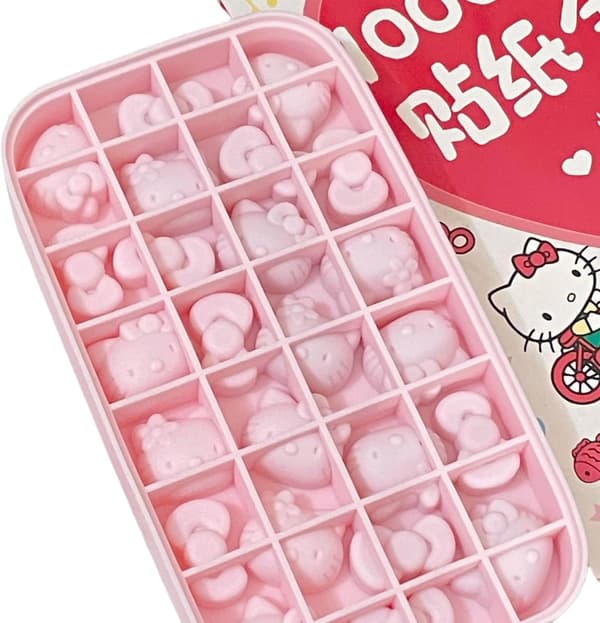 Søde Kat Silikoneforme til Gummies, Chokolade & Isklumper - 24-Huls Bageforme, Fødevaregodkendte Silikoneforme til DIY Desserter, Slik