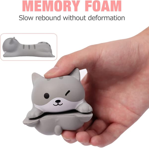 Lille håndledsstøtte musemåtte, mini sød ergonomisk tegneserie musemåtte memory foam design dyreform håndledsstøtte pudepude