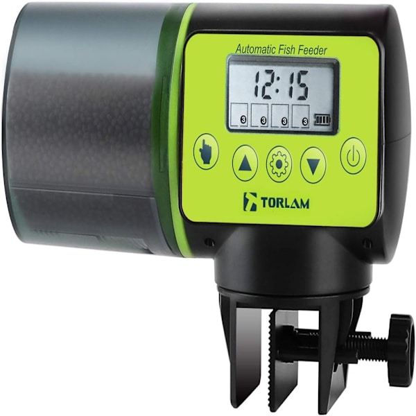 Automatisk damfiskefoderautomat ferietimer automatisk dispenseringsfoder digital timer