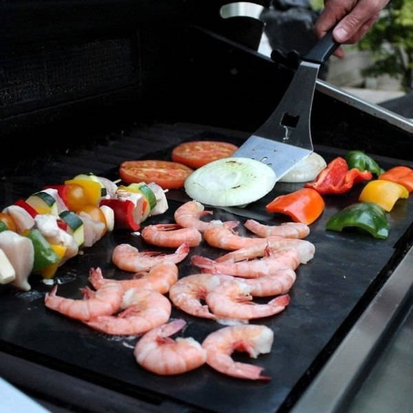 5-Pakning Grillmatte Ovnmatte & Bakematte - Non-Stick 40x33cm