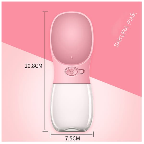 Kæledyrsdrikkefontæne 550ml Pink Pink