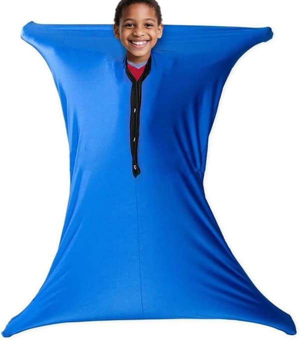 Sensorisk strømpe til børn, kropsstrømpe, lille elastisk sensorisk motorisk hjælpemiddel til børn med sensorisk integrationsforstyrrelse, 3-5 år, 102 cm H x 69 cm B