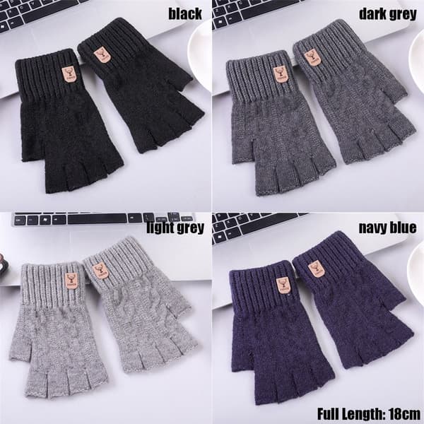 Fingerløse Handsker Half Finger Handsker NAVY BLUE navy blue