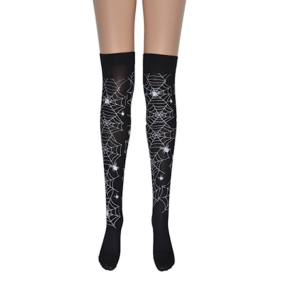 5 delar Spider Weave Tights Strumpor, Svarta, One Size