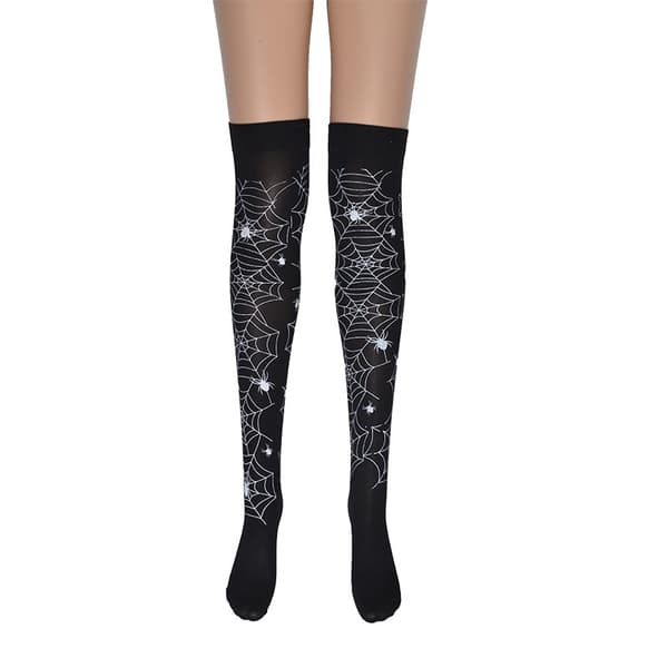 5-delt Spider Weave Tights Sokker, sorte, One Size