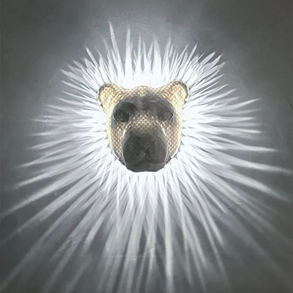 3D Creative Vegglampe 3D Eagle Vegglampe 3D Lion Vegglampe 3D Owl Vegglampe lion