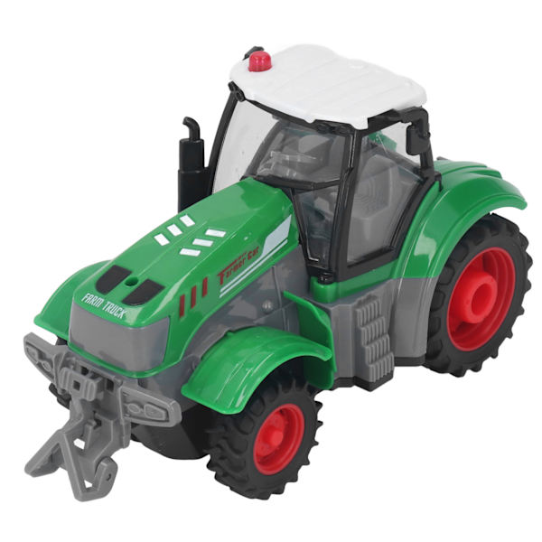 WX Head Farm Tractor Inertia Powered Smooth Edges Farmer Truck Construction Toy for Indoor Outdoor Play Pink