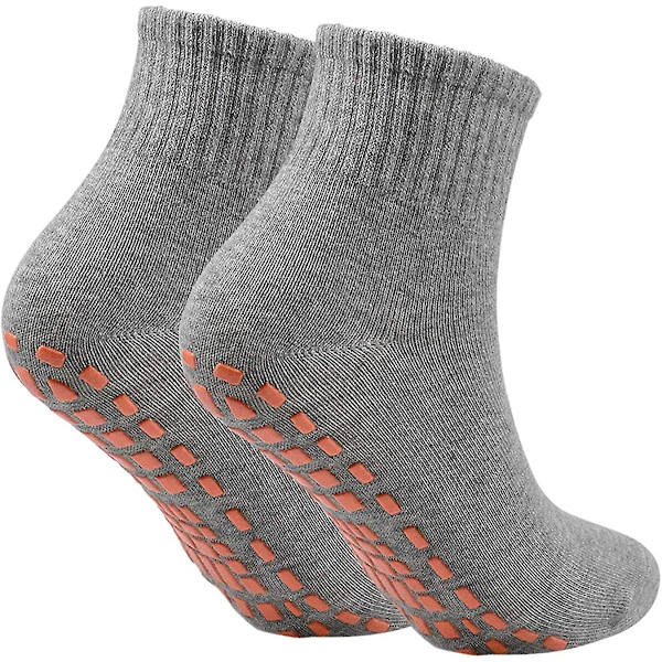 2 par Anti-halkstrumpor Yogastrumpor Slipsockor Stoppsockor Abs-strumpor
