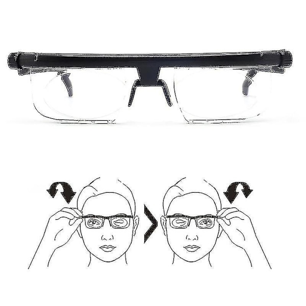 Justerbara glasögon Dial Vision Glasögon med variabelt fokus
