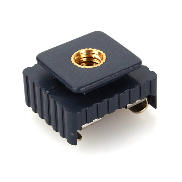 1/4' gjenget blitsskoadapter for kamera, blits og lysstativ