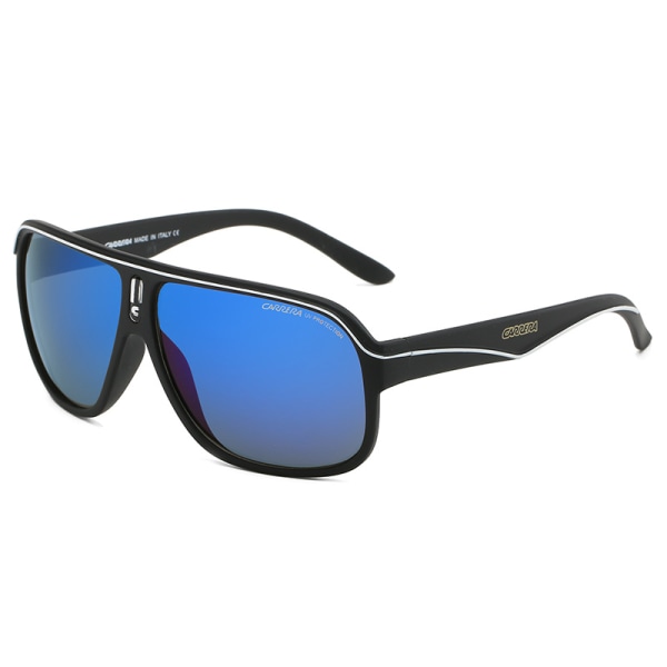 Samma serie nya fashionabla solglasögon för män och kvinnor, nya glasögon Matt black and blue film