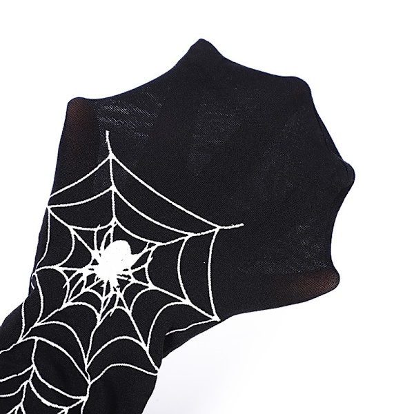 5 delar Spider Weave Tights Strumpor, Svarta, One Size