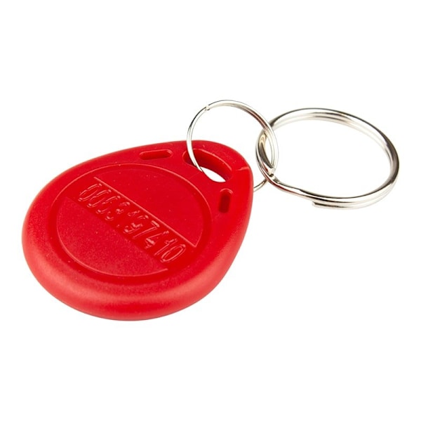 10x 125Khz RFID Smart Tag - Rød Red Röd
