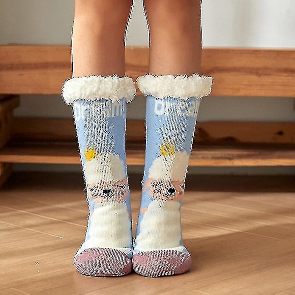 Söta varma strumpor Thicken Plus Cotton Vinter Damstrumpor Jul Kawaii strumpa Xmas Present Hem Golv Rum Rolig Sock S style 26