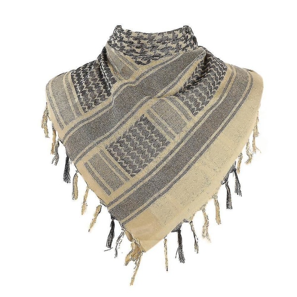 Military Shemagh Tactical Scarf Bomull Keffiyeh Desert Arab Scarf med huvudhals K