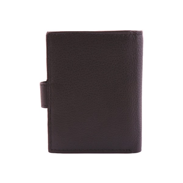 Liten läderplånbok med slejf Svart Black one size