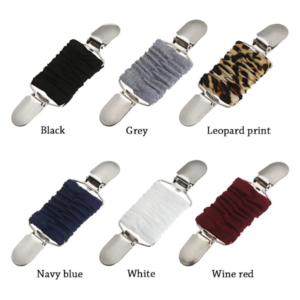 2 stk Fit Dress Cinch Clips Elastiske Klædesklämmer til at Stramme Kjole 2pcs black