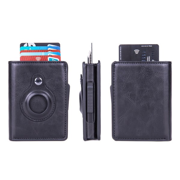 airtag plånbok wallet korthållare kort RFID kulfiber