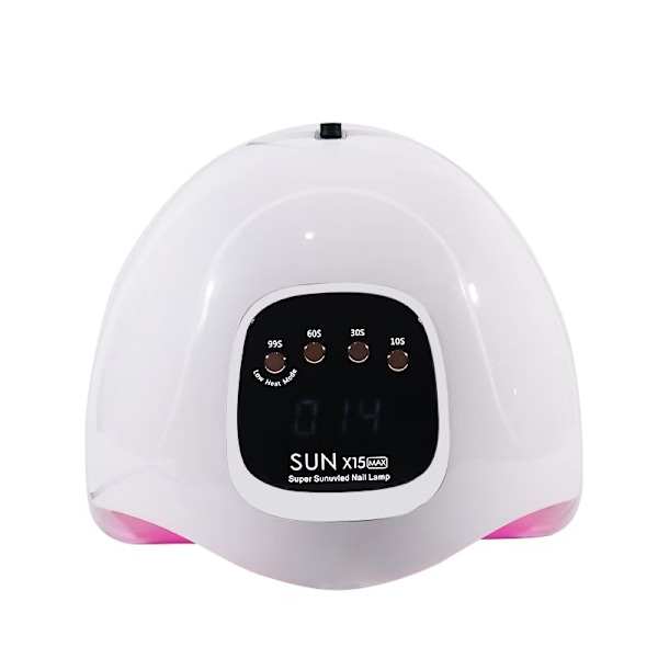 UV/LED-lampa med Timerfunktion White Vit