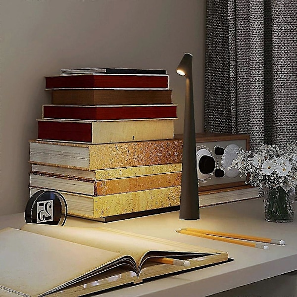 Sladdlös bordslampa, laddningsbar LED-skrivbordslampa för inomhus- och utomhusbruk 35*5c 35*5cm matte white