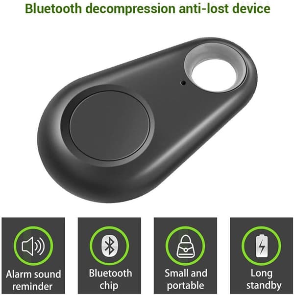 6 stk. Bluetooth nøglefinder, trådløs nøglefinder