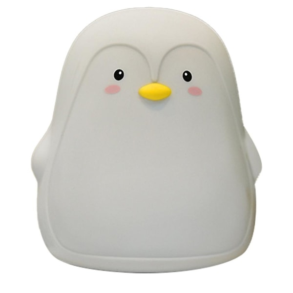 Simple Penguin Silicone Night Light, Soveværelses Mood Light