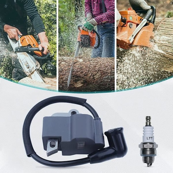 Tændspole med tændrør kompatibel med STIHL MS311 MS391 MS 311 391 Udskift dele 1140 400 1303/1140 1305B