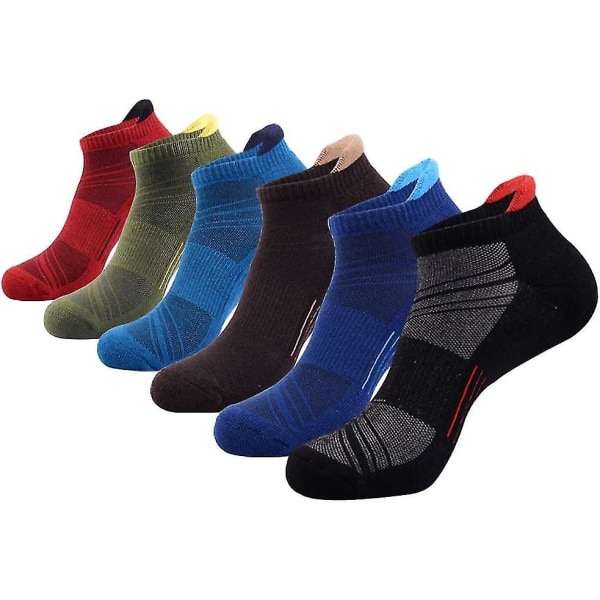 Herr Ankel Low Cut Athletic Tab Socks For Herr Sport Comfort Cushion Sock 6 Pack Present