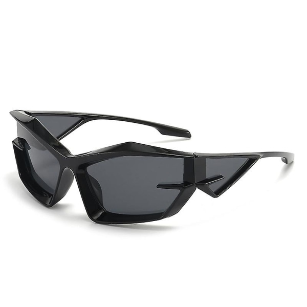 Future Technology Solbriller Street Shooting Catwalk Solbriller modsat Sex Solbriller Black Frame gray piece