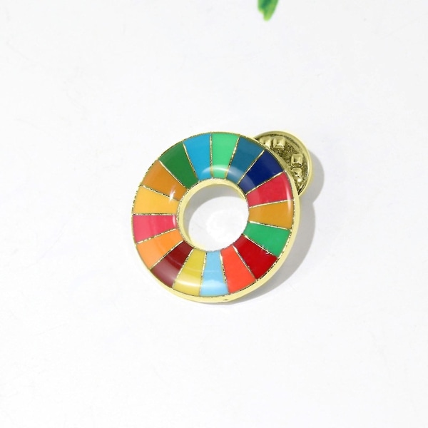 Hållbarhetsmål Brosch i 17 färger