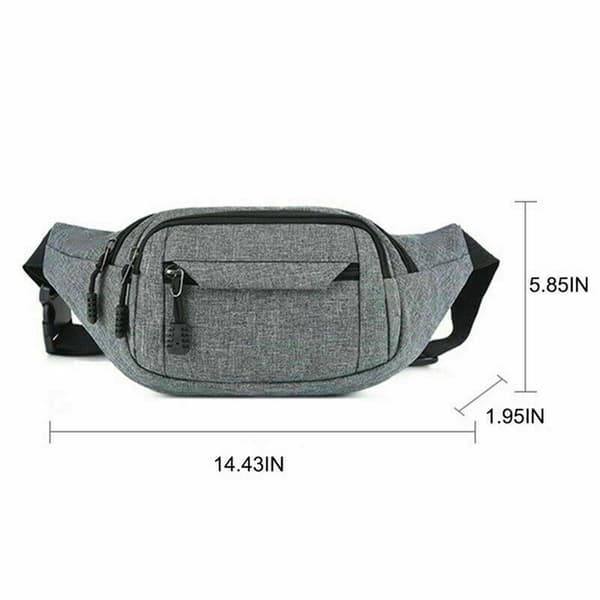Taljetasker Fanny Pack BLÅ Blue