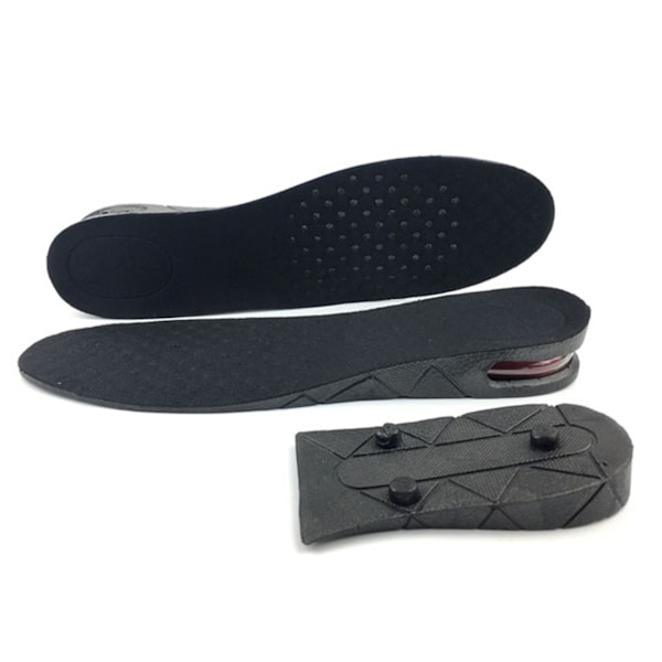 Pituutta lisäävät pohjalliset, kenkien sisäosat, jotka lisäävät pituutta jopa 7 cm, musta black