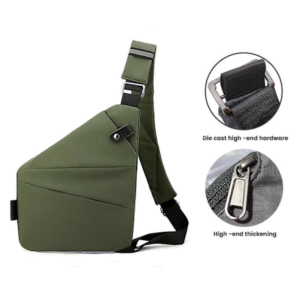Wander Varkaudenestoreppu Sling-laukku Matkalaukku Army Green