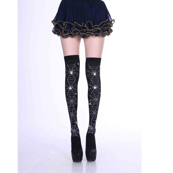 5-delt Spider Weave Tights Sokker, sorte, One Size